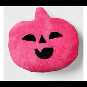 Plush Pink Pumpkin Pillow